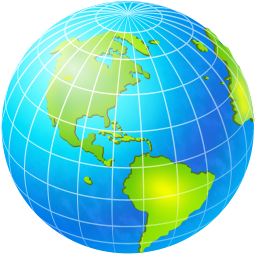 Globe world earth internet network travel trip