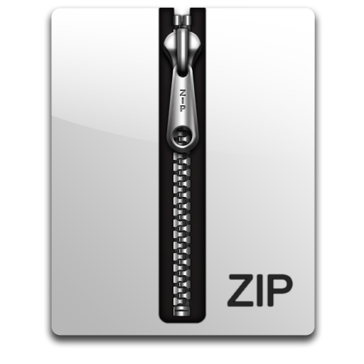 Silver zip