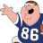 Peter griffin football zoomed sport ball