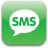 Sms social logo phone database sms blue directions email contacts