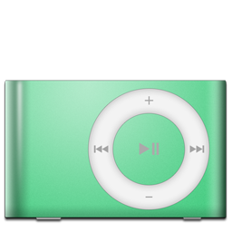 Ipod shuffle green mp3 player