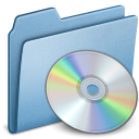 Blue cd disk disc