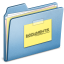 File blue document doc documents paper