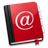 Red addressbook address contact