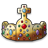 Medieval medieval banner royal crown