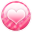 Pink button heart valentine fav love favourite