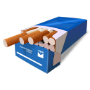 Cigarretes blue