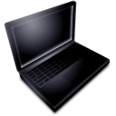 Mac book black computer off hardware laptop