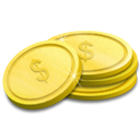 Business finance coins money dollar cash bank