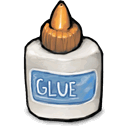 Glue asymmetrical