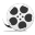 Reel with video movie film copy