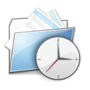 Folder timer clock