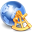 Globe world earth sextant internet network