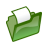 Folder green open