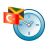 World globe earth clock timer internet network