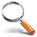 Magnify magnifying search zoom magnifier loupe find glass look eye