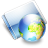 Online earth world globe internet folder network