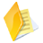 Folder doc file document documents yellow paper
