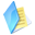 Folder document doc file documents blue paper