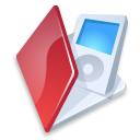 Folder ipod red mp3 player