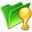 Folder trophy bronze