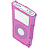 Ipod pink player mp3