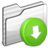 Drop box folder white