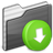 Drop box folder black dowload