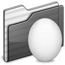 Egg folder black