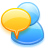Chat social logo application settings setings