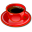 Coffeecup red coffee