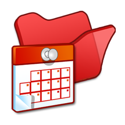 Tasks scheduled red folder