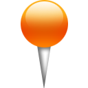 Orange pin