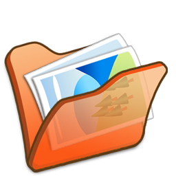 Folder mypictures orange