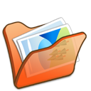 Folder mypictures orange