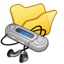 Folder yellow mymusic