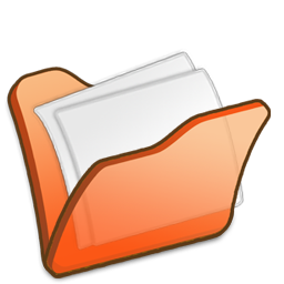 Orange folder mydocuments