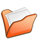 Orange folder mydocuments