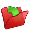 Red parent folder