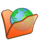 Orange folder internet