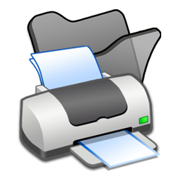 Printer folder black
