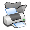 Printer folder black