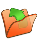 Folder orange parent
