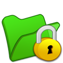 Green folder locked