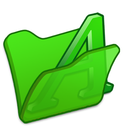 Folder green font1