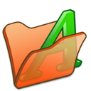 Orange font1 folder