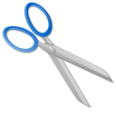 Scissors bleu
