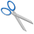 Scissors bleu