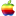 Rainbow apple retro