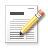 Edit document paper file pencil
